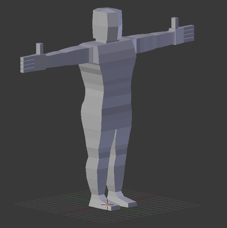 Early character model sketch