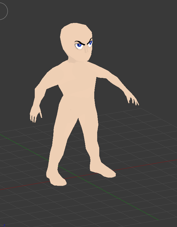 Early character model sketch