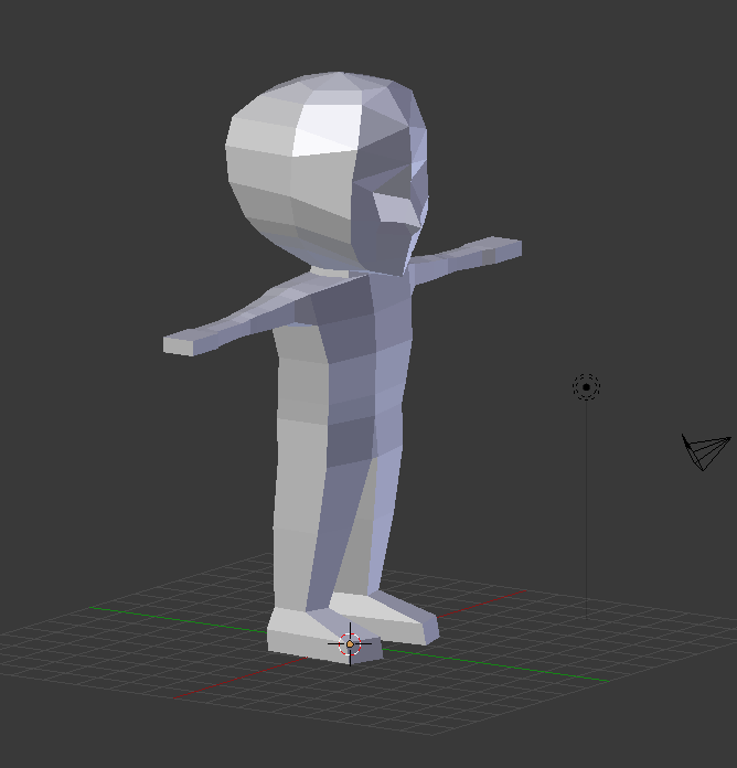 Early character model sketch