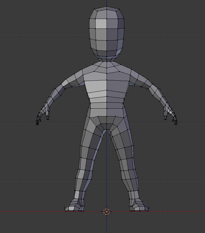 Early character model sketch