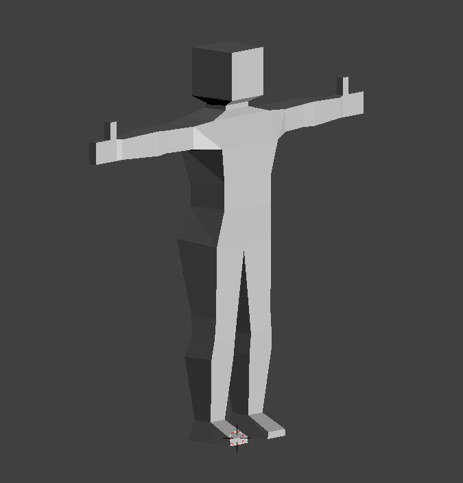 Early character model sketch