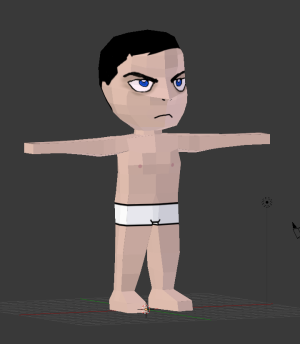 Early character model sketch