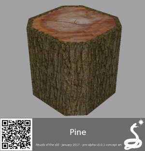 Pine log