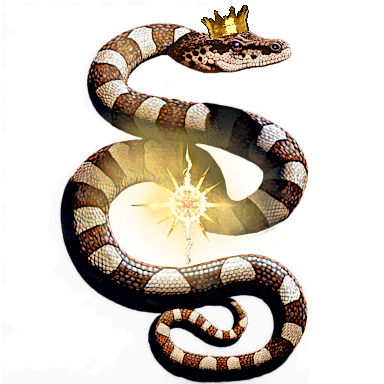 Star and Serpent honored snake logo with a crown